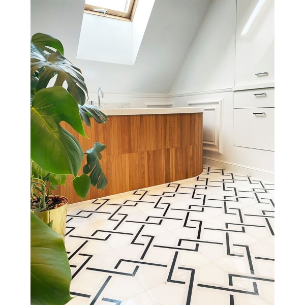 Mozaic Pure White Quadron 30x30 cm